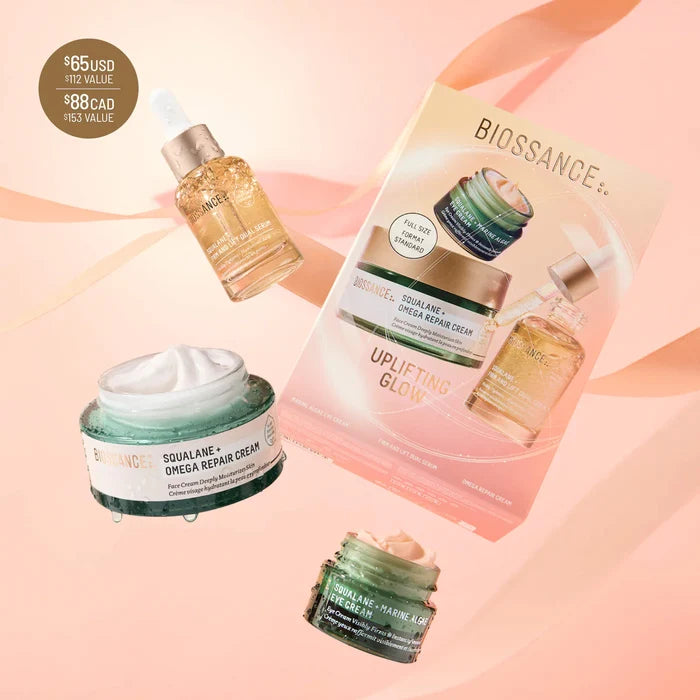 Biossance Uplifting Glow Skincare Set