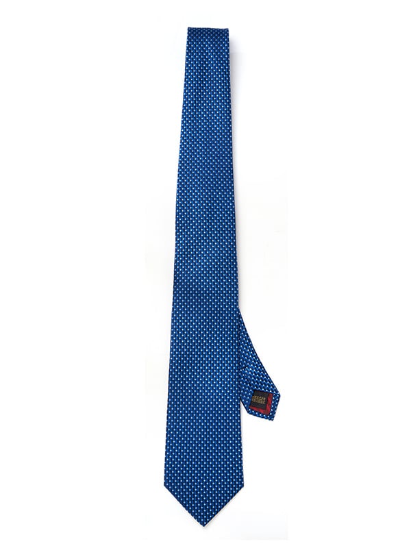 Campania Structure Dark Blue Silk Tie
