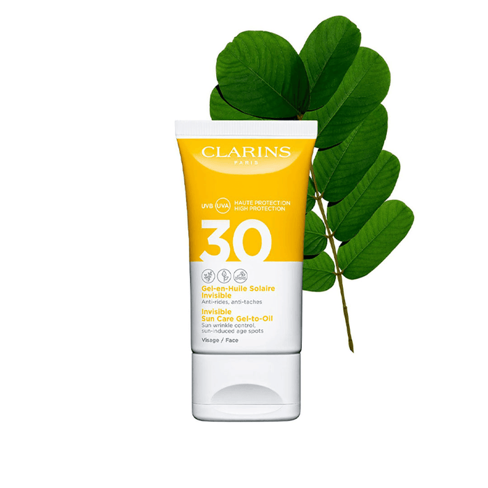 Clarins Invisible Gel-in-Oil Facial Sun Care UVA/UVB 30