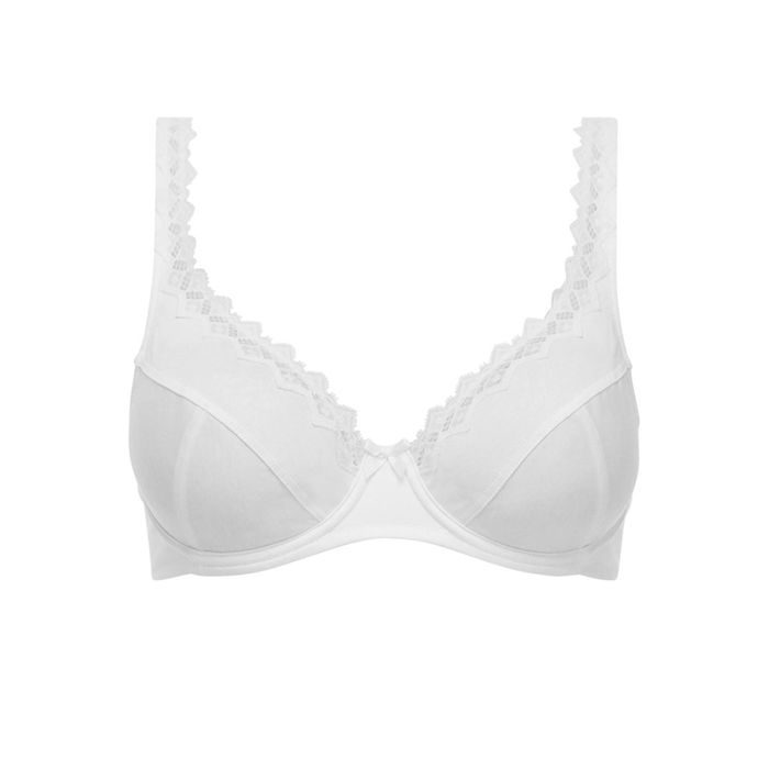 Dim Ecodim Non-Wired White Bra