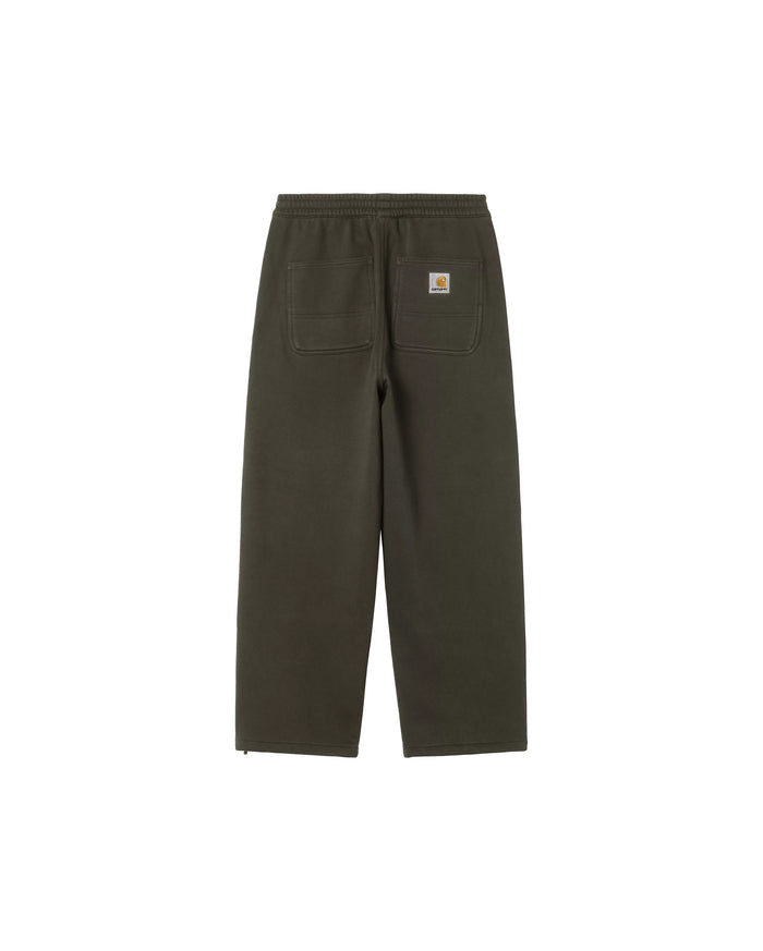 Double Knee Sweat Pant Olive Stone Washed