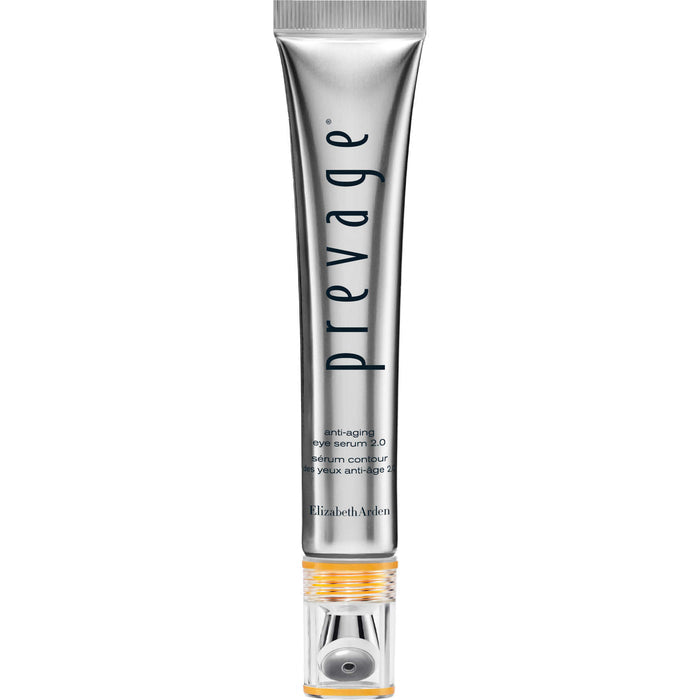 Elizabeth Arden PREVAGE® Anti-Aging Eye Serum 2.0 in a white 20ml bottle, new and unopened, designed to reduce aging signs around the eyes.