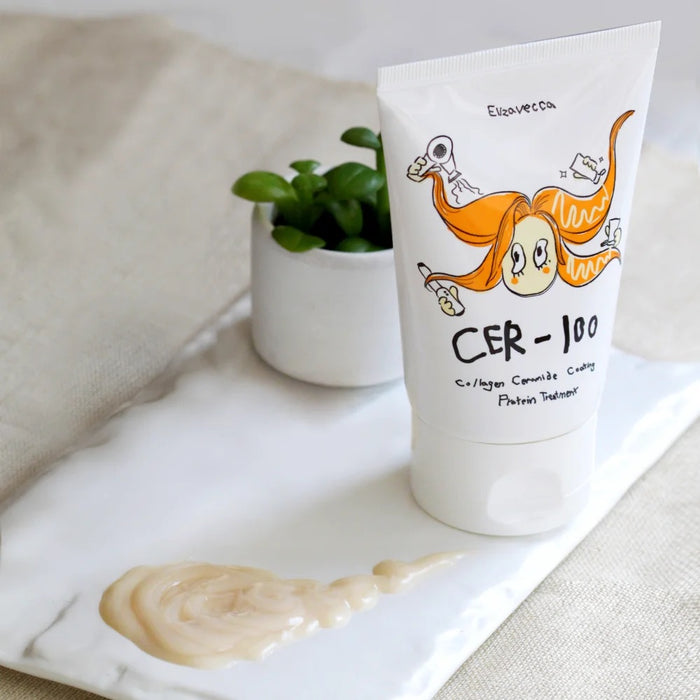 Elizavecca Cer 100 Collagen Ceramide Coating Protein Treatment معالج الشعر الكوري بالبروتين والكولاجين والسيراميد من الزافيكا