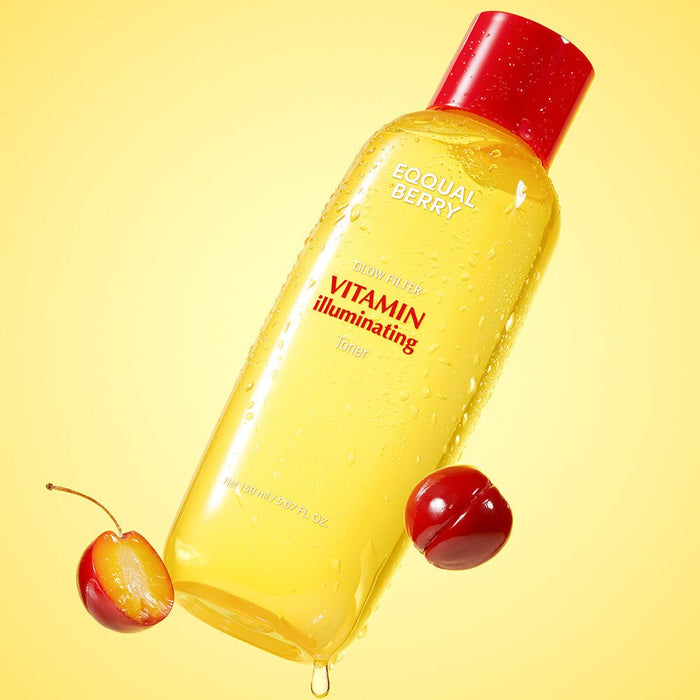 Eqqualberry Vitamin illuminating Toner 150ml تونر إيكوالبيري المضيء بالفيتامينات - Princess Cosmetics Qatar