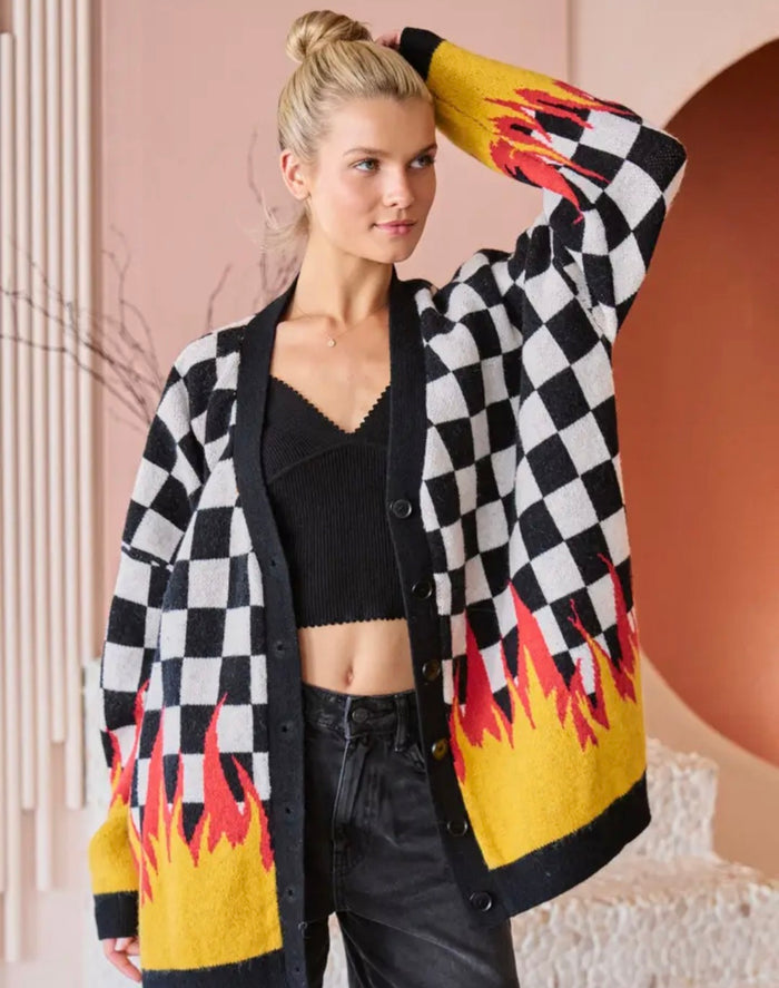 Flame ๐ฅ Thrower cardigan