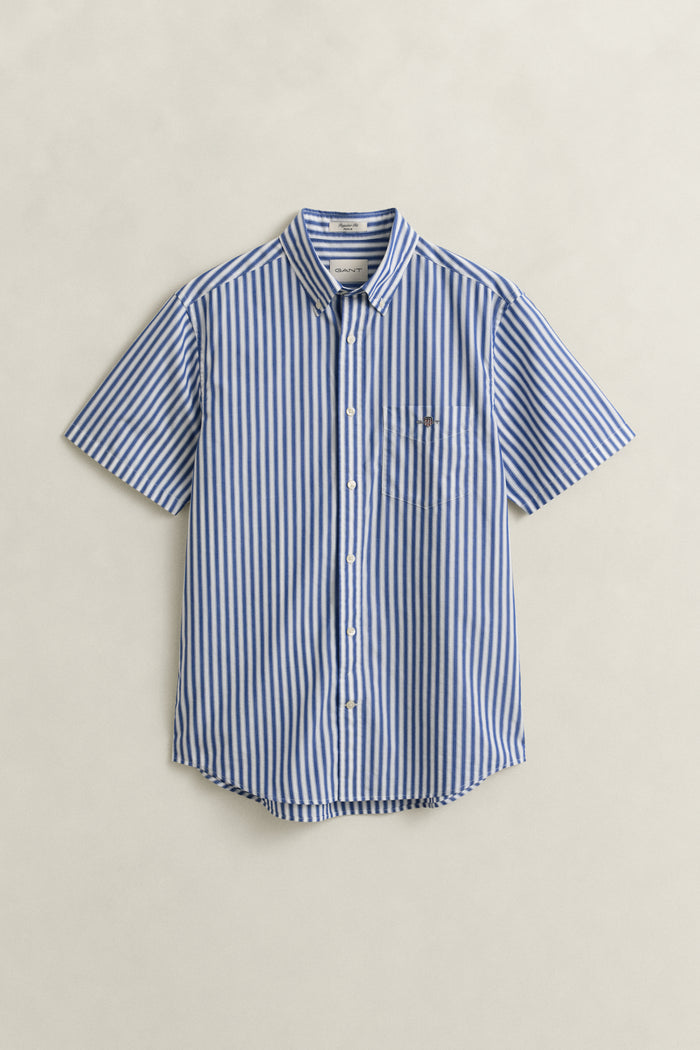 Gant Reg Classic Poplin Stripe SS Shirt