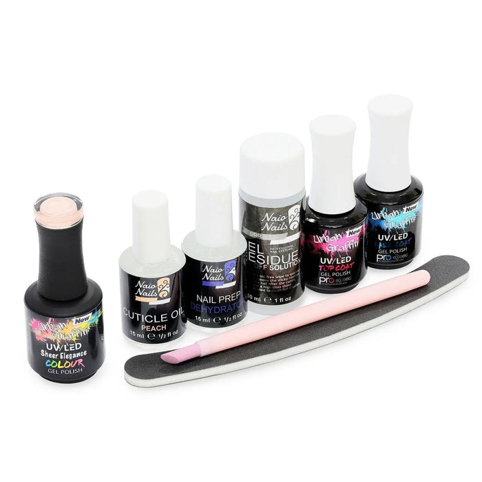 Gel Polish Starter Kit - Nudeย ย Naio Nails