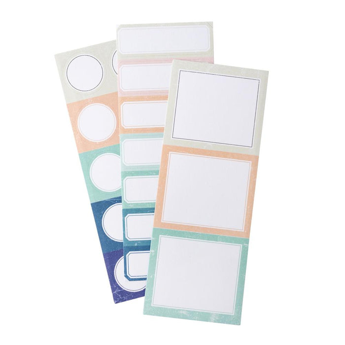 Heidi Swapp - Label Stickers - 60/Pkg - Set Sail. Available at Embellish Away located in Bowmanville Ontario Canada.