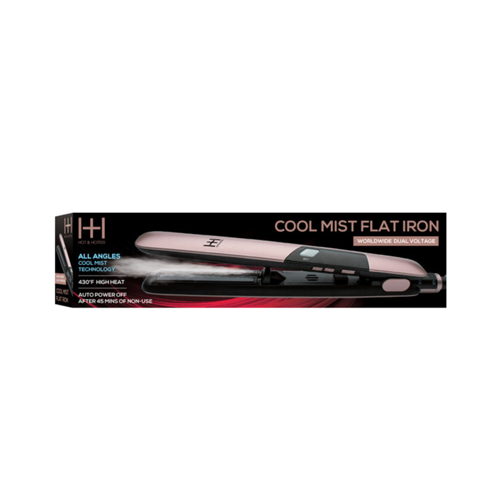 Hot & Hotter Cool Mist Flat Iron 1in, Rose Gold