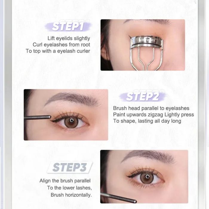 Judydoll - 3D Curling Eyelash Iron Mascara - Classic 01 Black