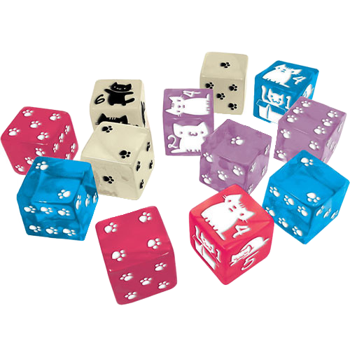 Kitten d6 Dice Set