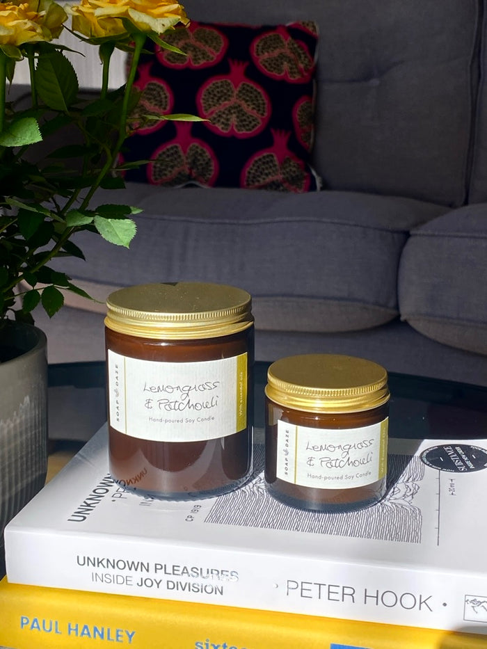 Lemongrass & Patchouli Soy Wax Candle