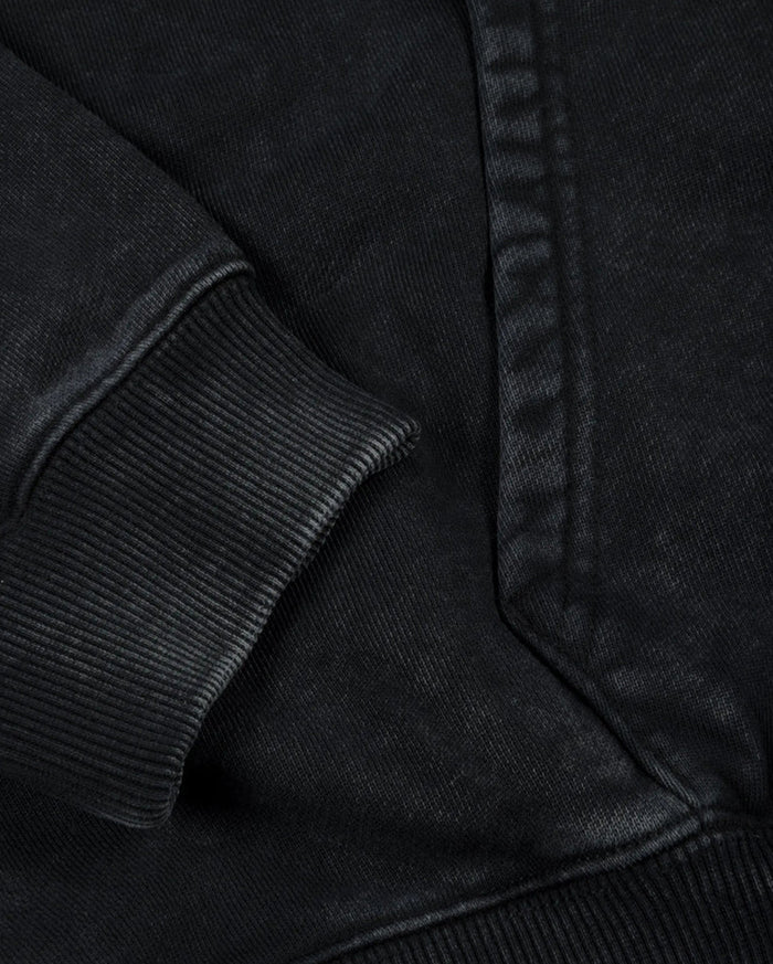 Loopback Logo Zip Hooded Sweater Moonless Night