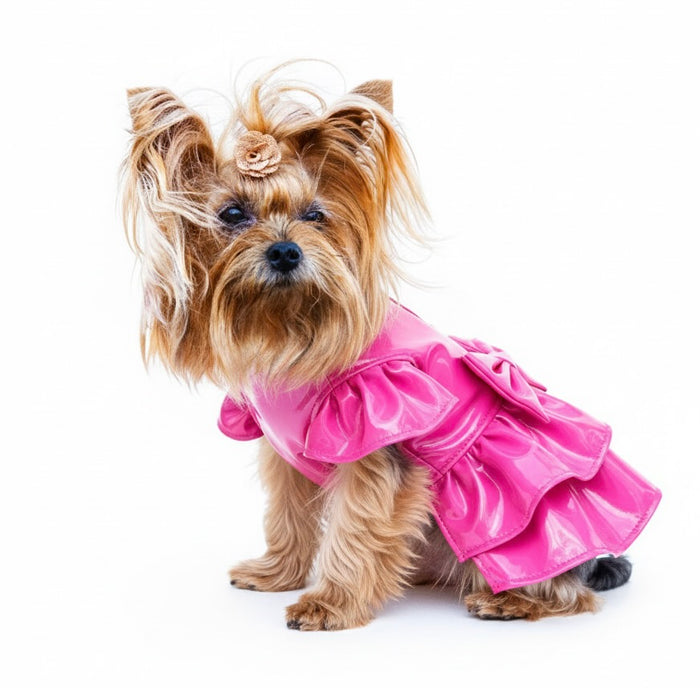 MAXIE DRESS - HOT PINK