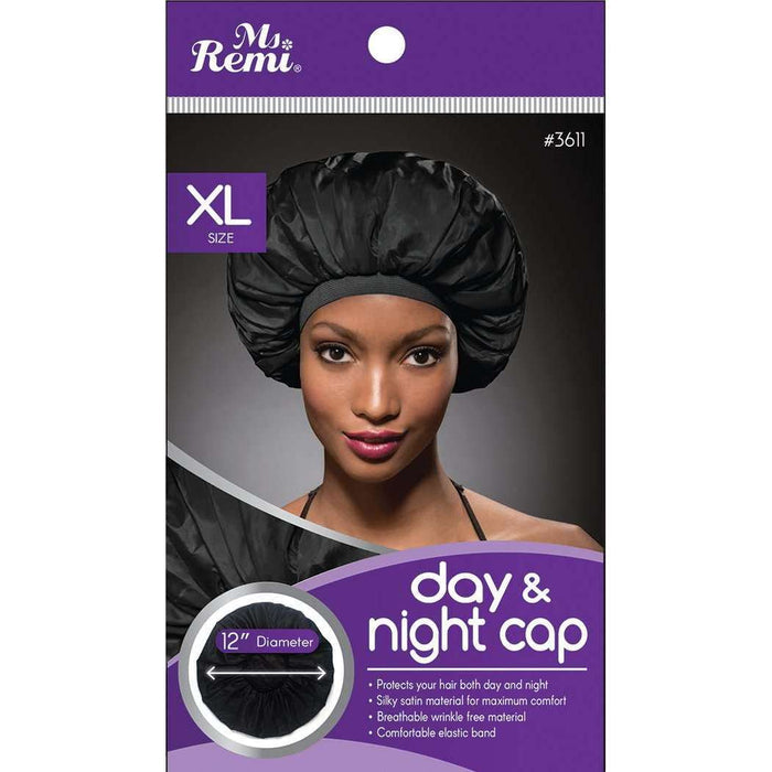 Ms. Remi Day & Night Cap X-Large, 1 Count, Black