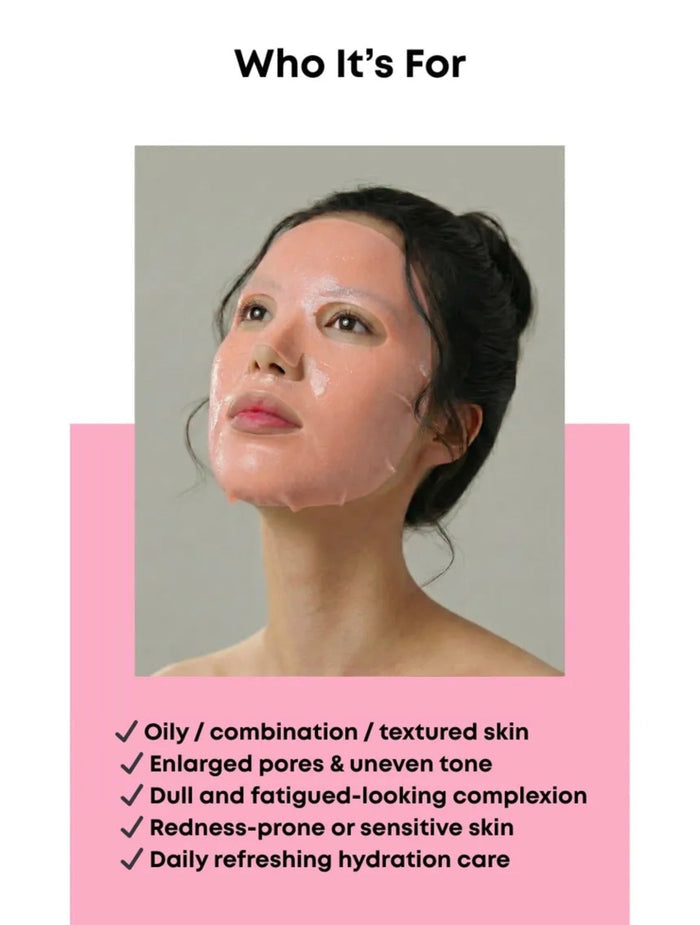 Nineless My Fit Sheet Mask - Niacinamide (1 Sheet) قناع الوجه ناينليس ماي فيت - نياسيناميد - Princess Cosmetics Qatar