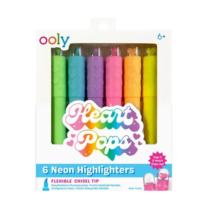 Ooly Heart Pops: Neon Highlighters