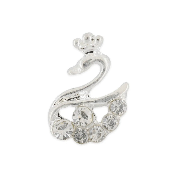 Pot of 10 Charms - Silver Swanย ย Naio Nails