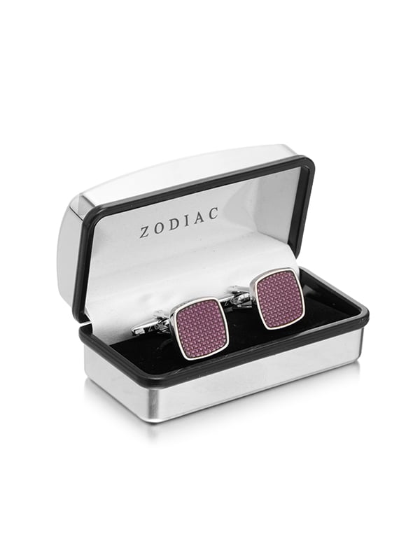 Purple Enamel Cufflinks