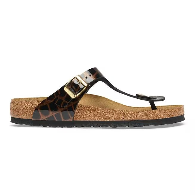 BIRKENSTOCK GIZEH ANIMAL 1032863-BLACK
