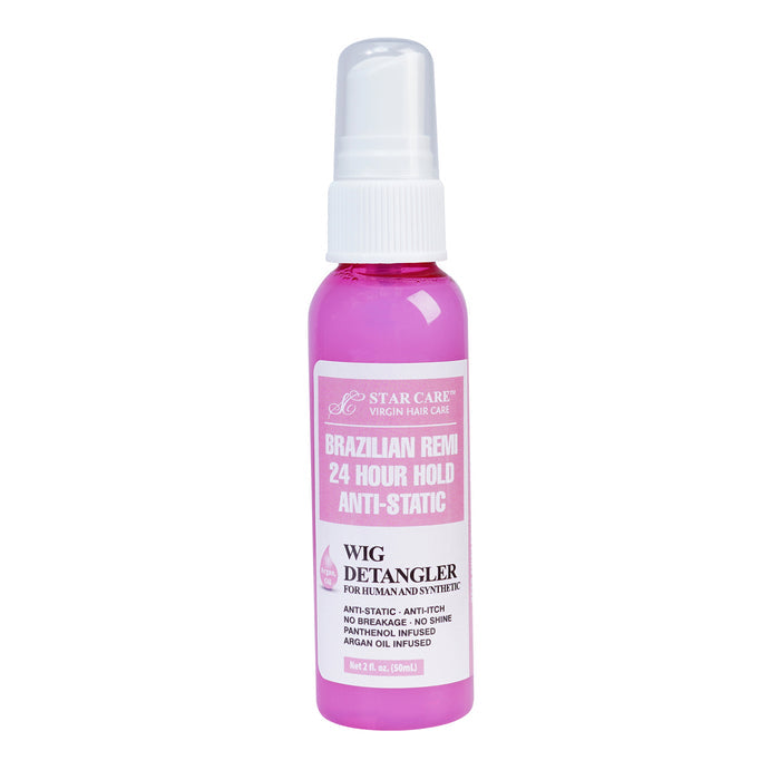Star Care Brazilian Remi 24 Hour Hold Anti-Static Wig Detangler 2oz