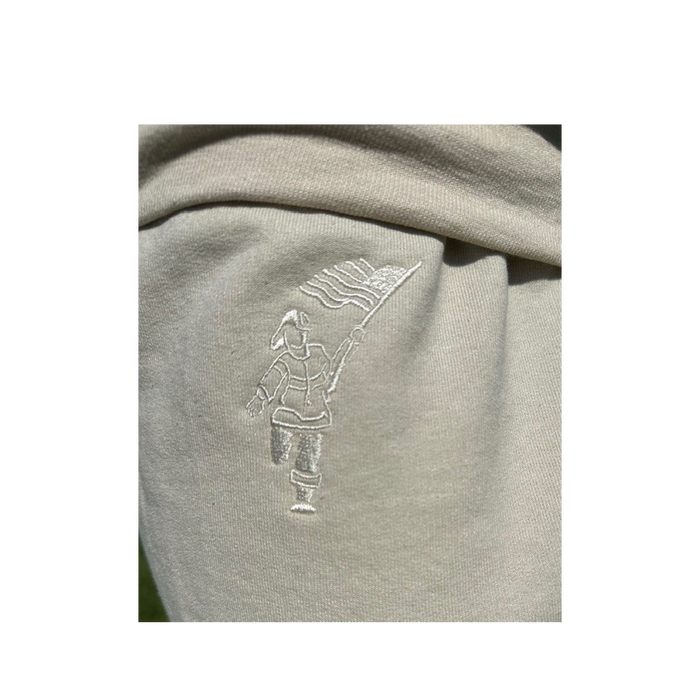 T2T Embroidered Lounge Essentials Sweatpants – Unisex (Sand)