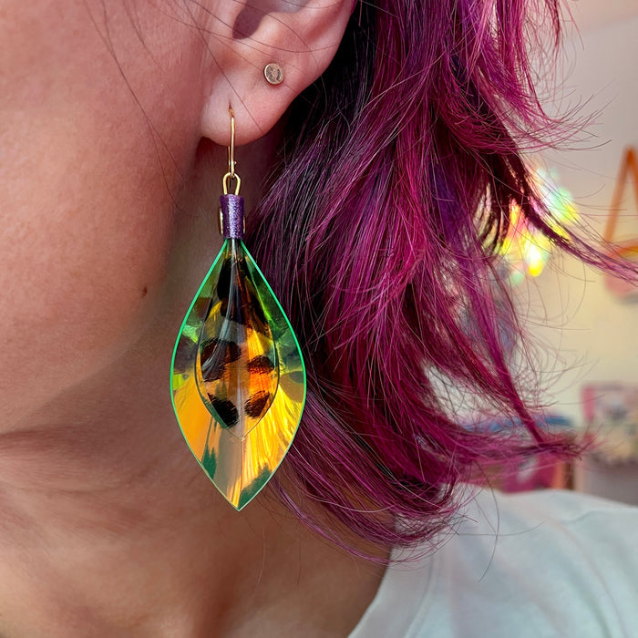 THE DUO - neon green Leo