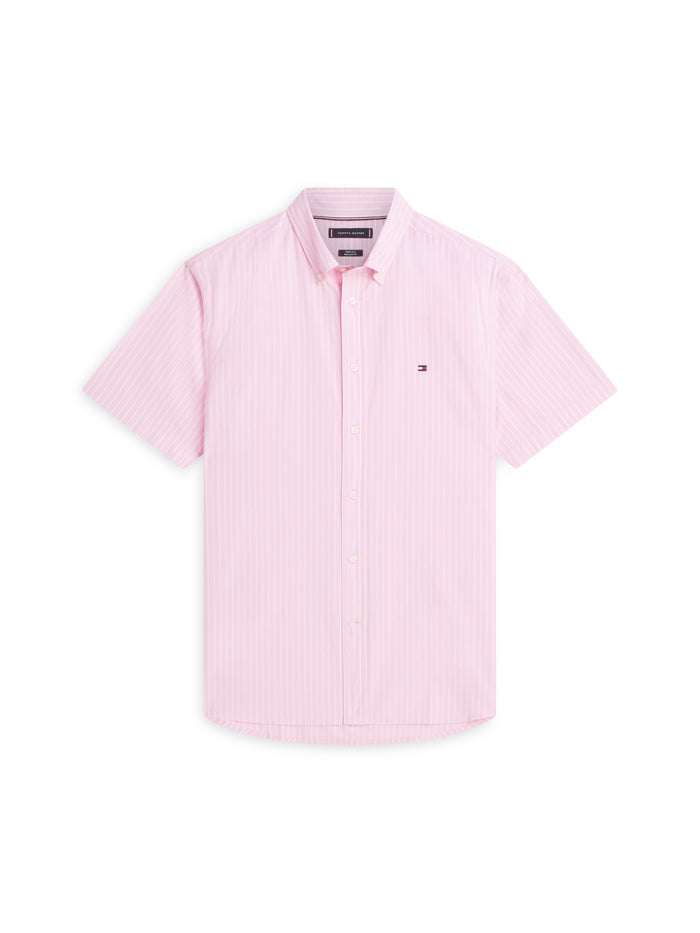 Tommy Hilfiger Flex Poplin Stripe S/S Shirt
