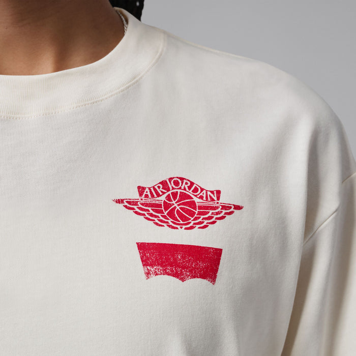 Jordan x Levi's® Long Sleeve T-Shirt Pale Ivory