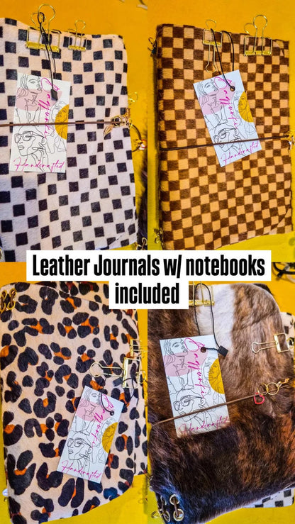 100% Leather Journals - A5 Size