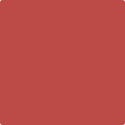 1308-Red: Parrot  a paint color by Benjamin Moore avaiable at Clement's Paint in Austin, TX.