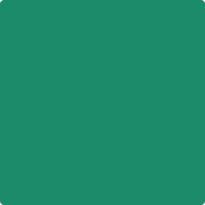 594-Peridot:  a paint color by Benjamin Moore avaiable at Clement's Paint in Austin, TX.