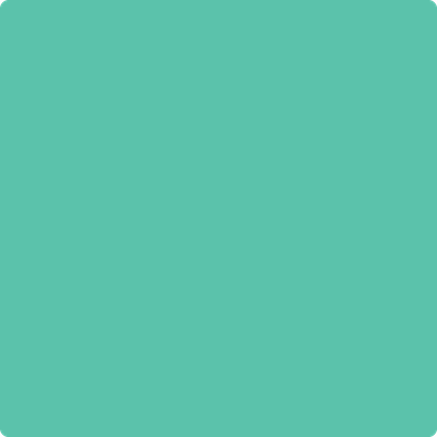 606-Island: Paradise  a paint color by Benjamin Moore avaiable at Clement's Paint in Austin, TX.