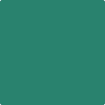 609-Lucky: Shamrock  a paint color by Benjamin Moore avaiable at Clement's Paint in Austin, TX.