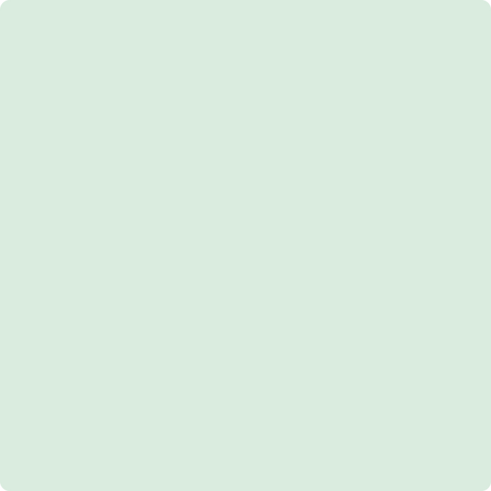 625-Feather: Green  a paint color by Benjamin Moore avaiable at Clement's Paint in Austin, TX.
