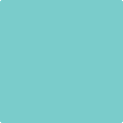 662-Mexicali: Turquoise  a paint color by Benjamin Moore avaiable at Clement's Paint in Austin, TX.