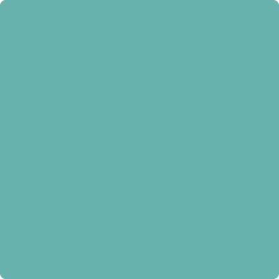 670-Gulf: Stream  a paint color by Benjamin Moore avaiable at Clement's Paint in Austin, TX.