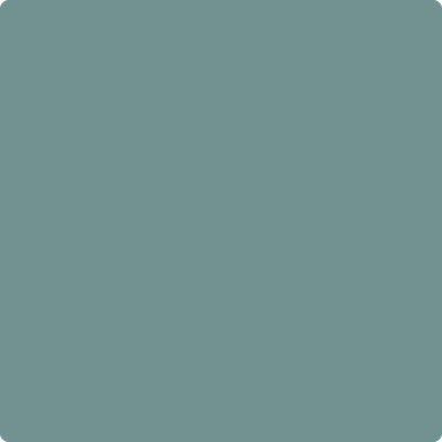 712-Fort: Pierce Green  a paint color by Benjamin Moore avaiable at Clement's Paint in Austin, TX.