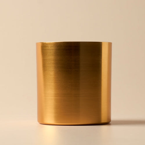 8 oz Aluminum Candle Jar - Gold