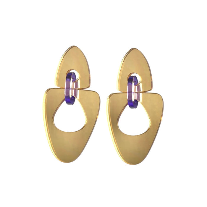 80s GLAM - Golden/Purple/Golden (SALE)