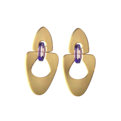 80s GLAM - Golden/Purple/Golden (SALE)
