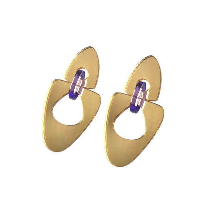80s GLAM - Golden/Purple/Golden (SALE)