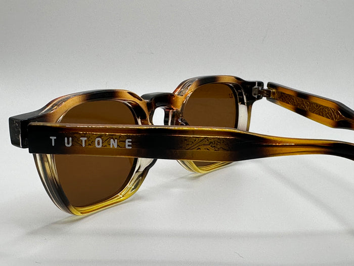 TUTONE Chunky Tortoise schell SUNGLASSES
