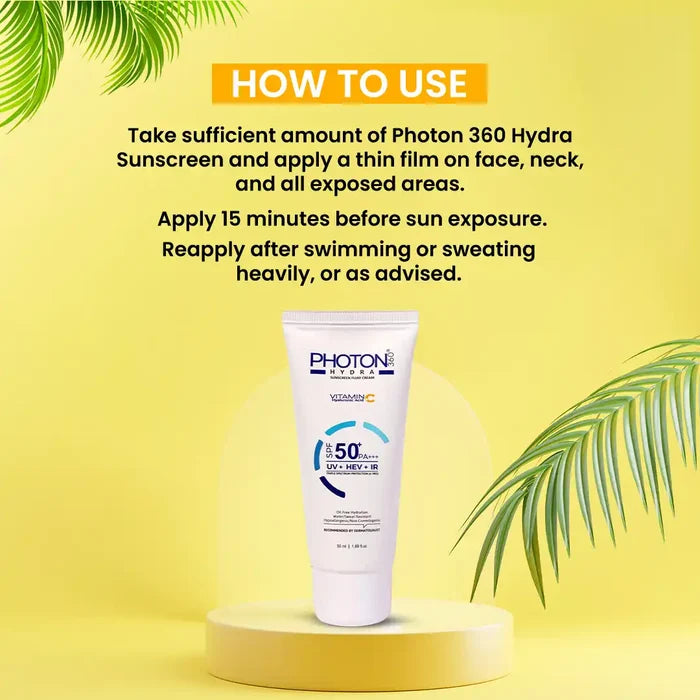 Aclaris Photon 360 Hydra Sunscreen Fluid Cream SPF 50+