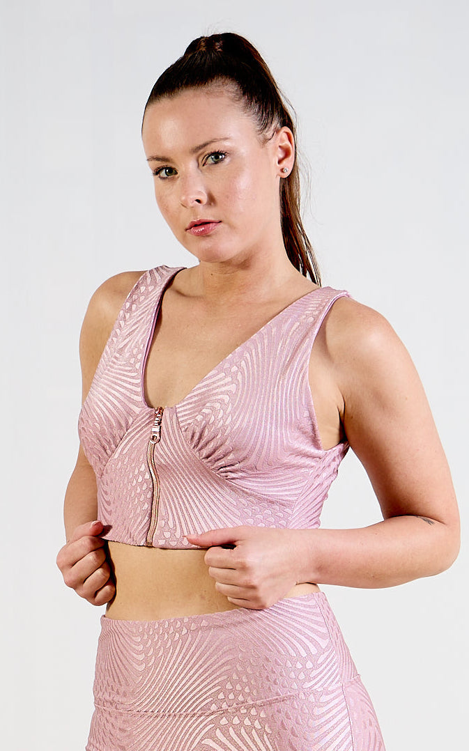 ALEXIS ZIP BRA