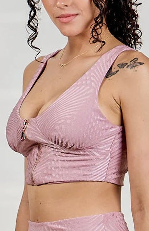 ALEXIS ZIP BRA