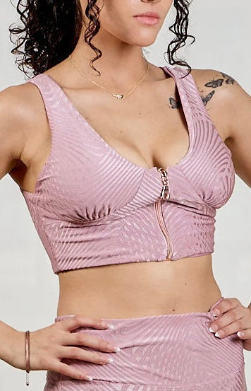 ALEXIS ZIP BRA