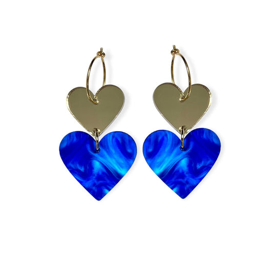 ALL 4 LOVE - gold/blue sea