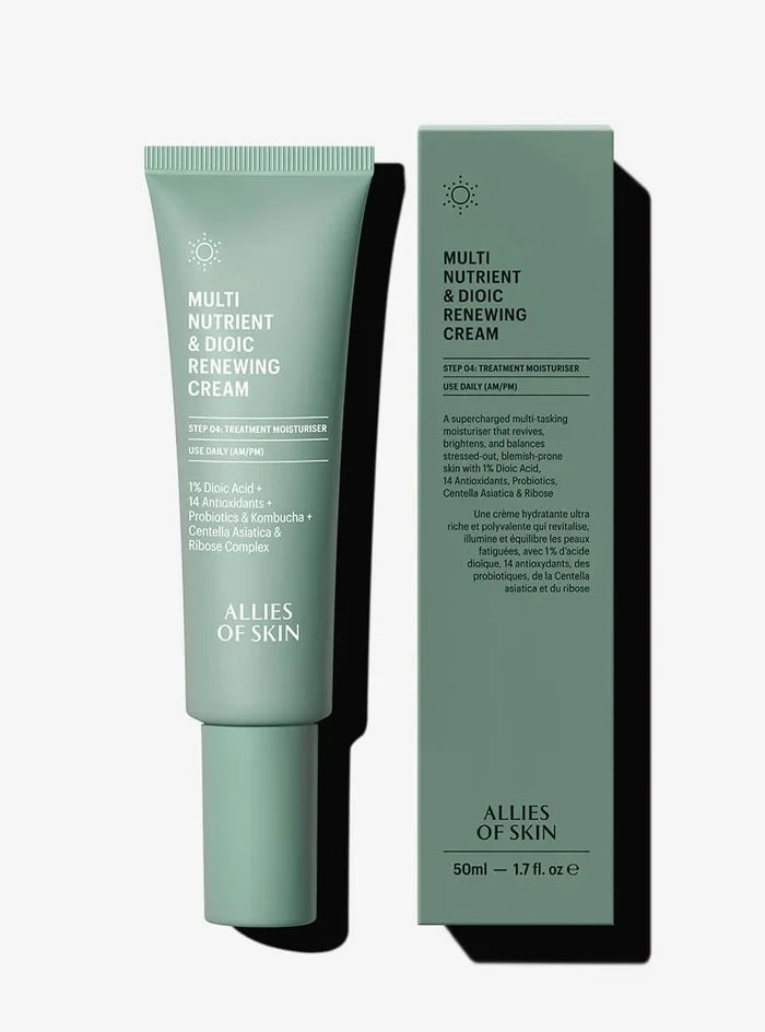 Allies of Skin Multi Nutrient & Dioic Renewing Cream NIB
