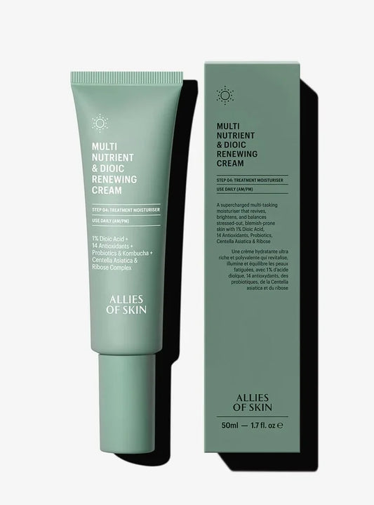 Allies of Skin Multi Nutrient & Dioic Renewing Cream NIB